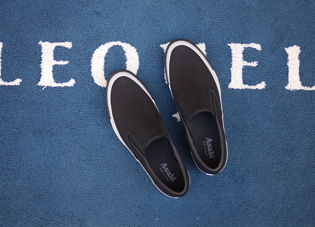 Asahi アサヒ DECK MIXTURE SLIP-ON ＜ブラック＞ 商品詳細｜LEQUEL