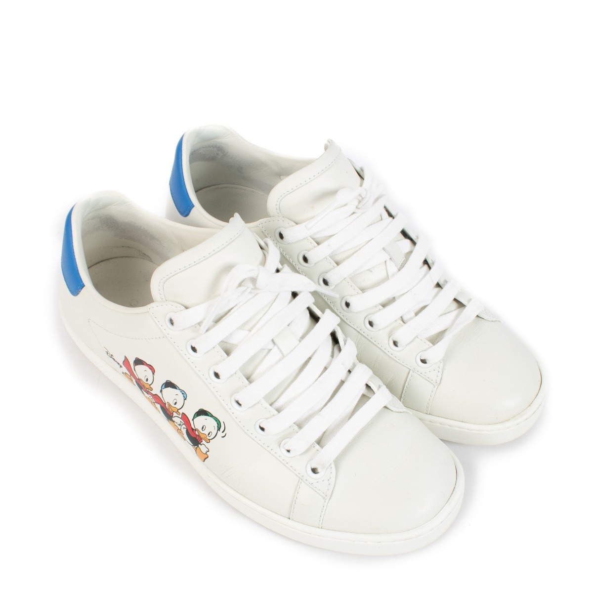 Gucci x Disney Donald Duck Ace Sneakers - Size 36.5 ○ Labellov