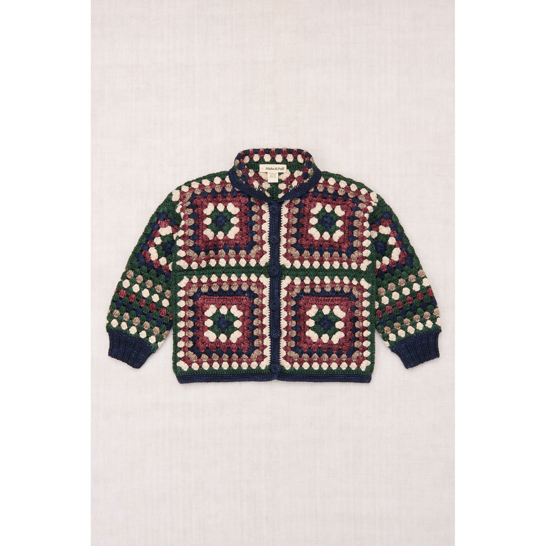 Misha and Puff Ink Crochet Big Square Jacket – Ladida