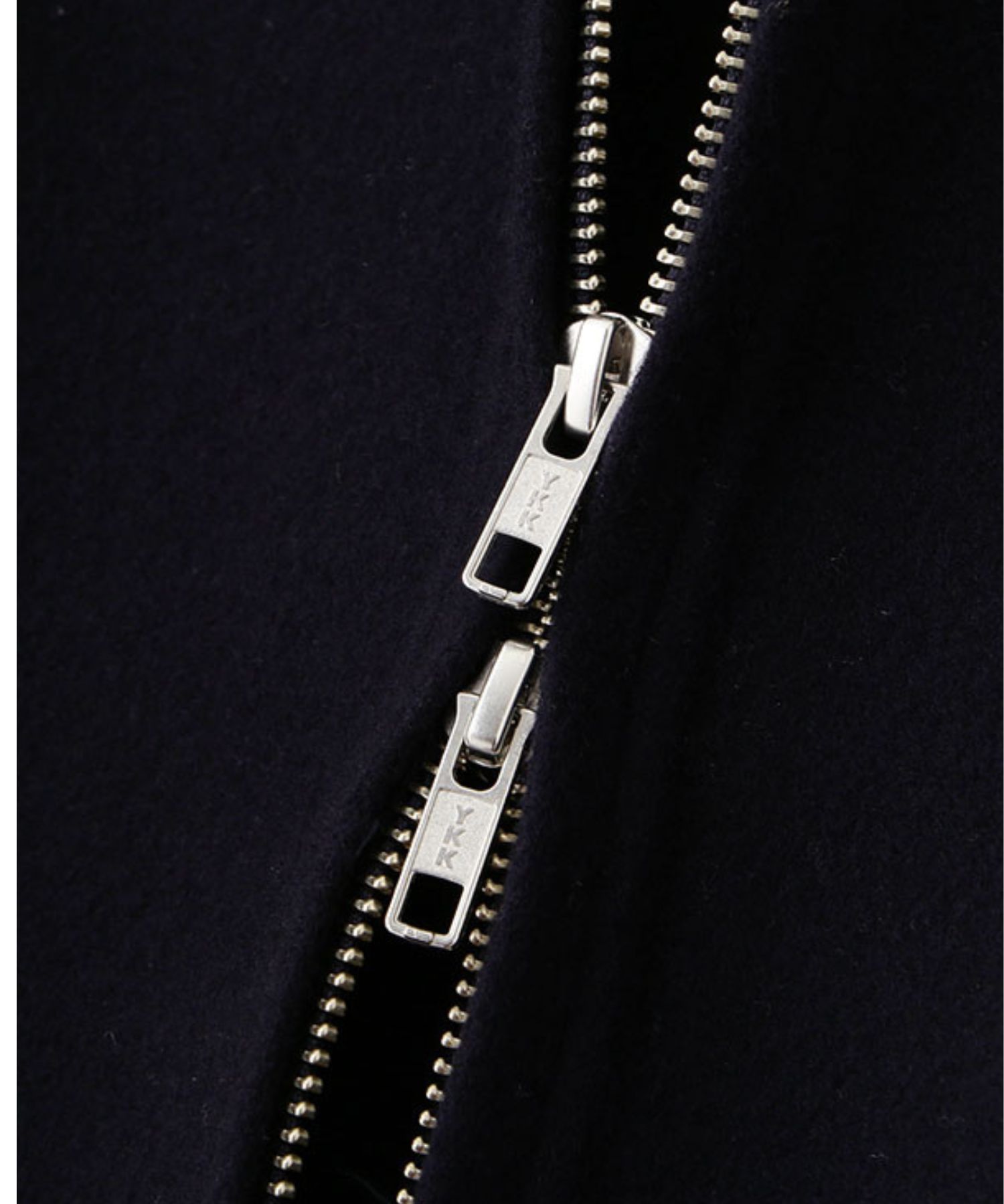 ETRE TOKYO - メルトンスタンドネックリバーブルゾン ( NAVY ) 毛