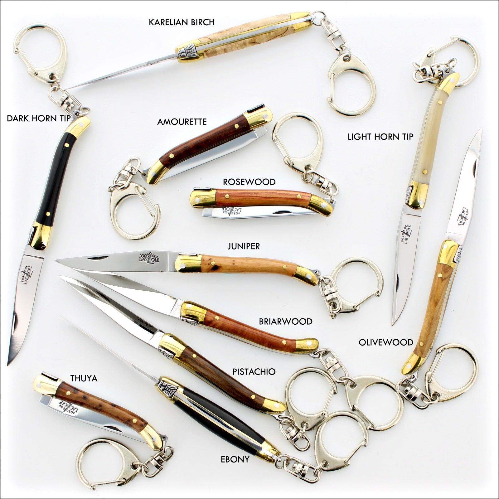 Laguiole KeyChain 7 cm gentleman's Penknife - Laguiole Imports