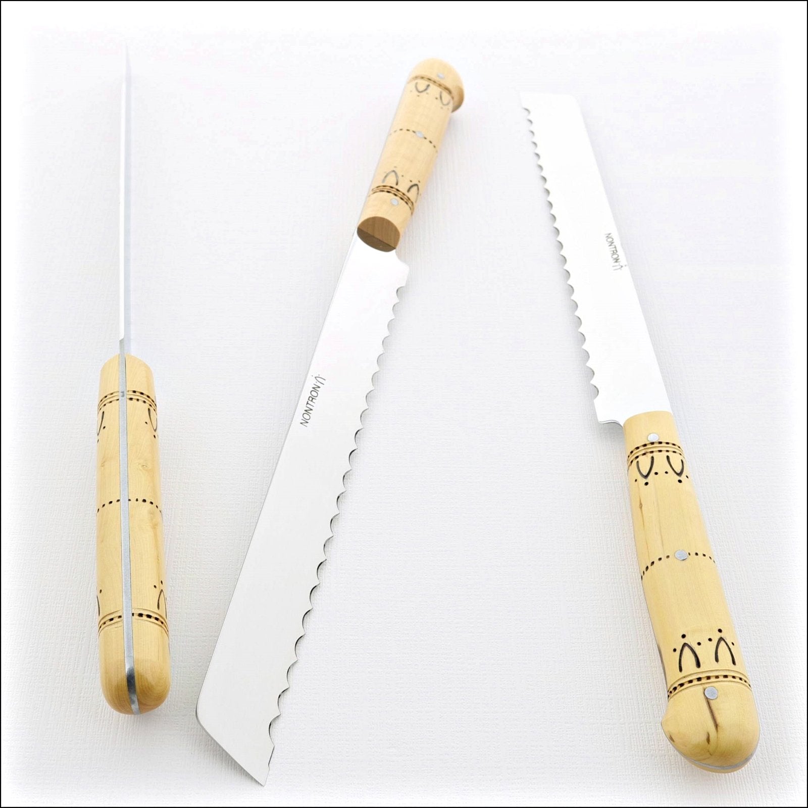 Nontron Bread Knife Boxwood Handle - Laguiole Imports