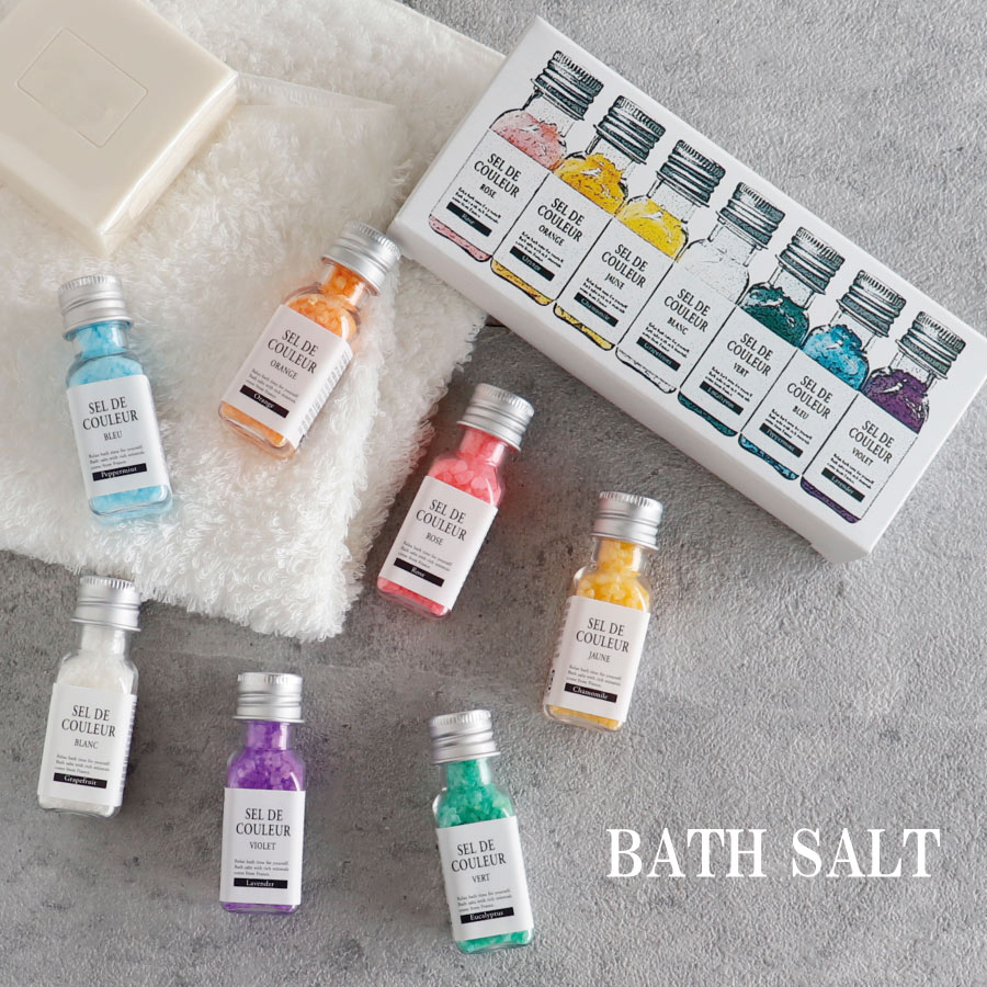 G.P.CREATE】セルデ クレール バスソルト ミニボトル7本セット SEL DE