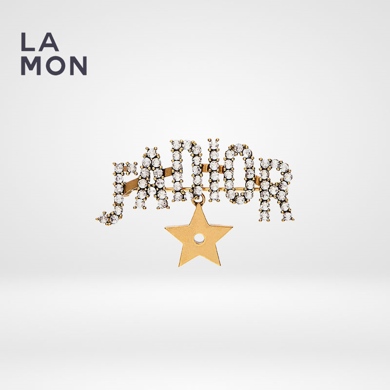 DIOR ディオール ブローチ JADIOR ジャデオール スター クリスタル