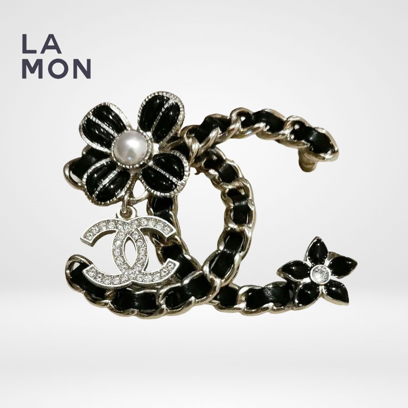 シャネル ブローチ CHANEL BROOCH AB9679 ココマーク メタル ストラス