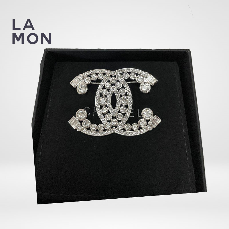 シャネル ブローチ CHANEL BROOCH ABA645 ココマーク メタル ストラス