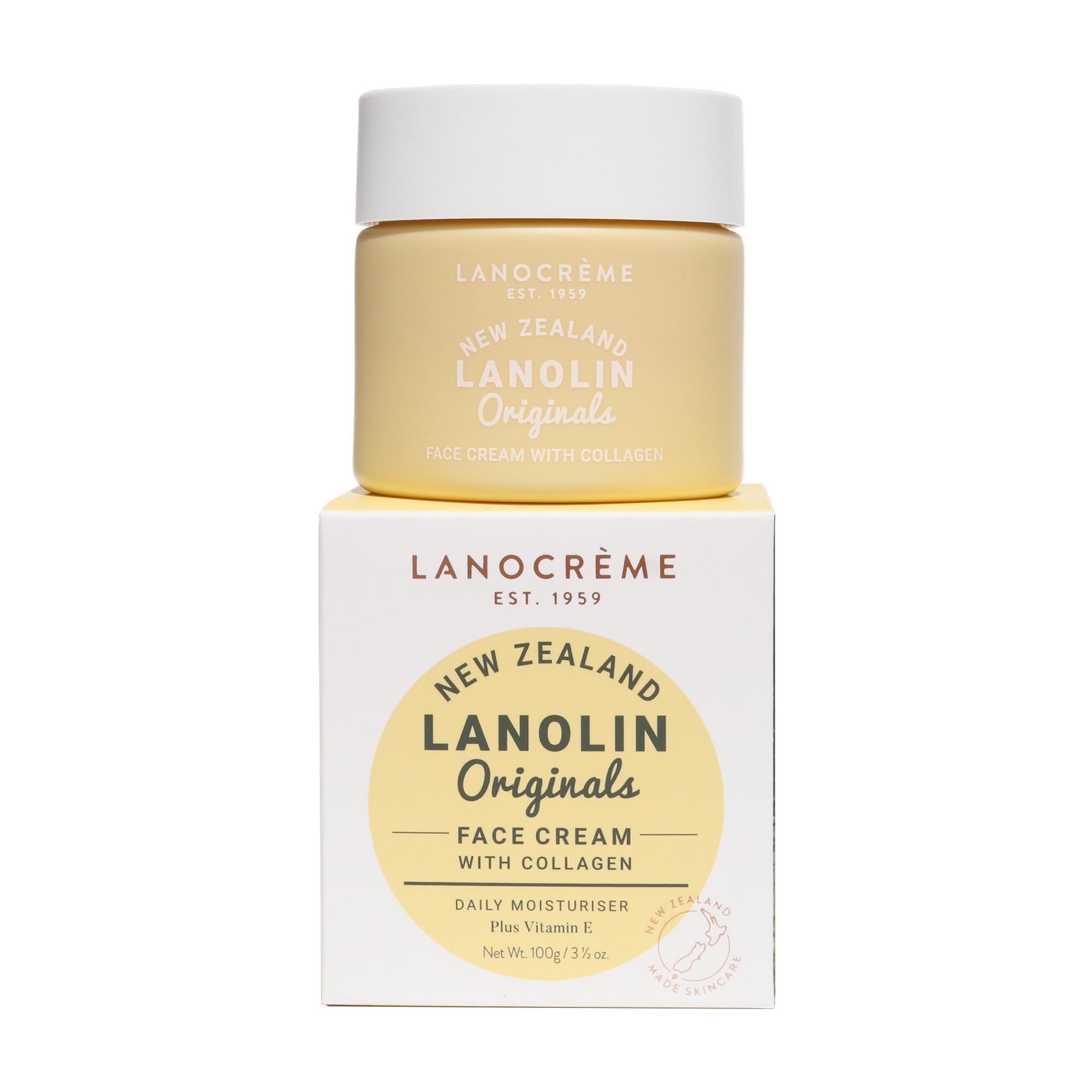 Lanocreme - Revitalising Lanolin + Collagen Face Cream Skincare