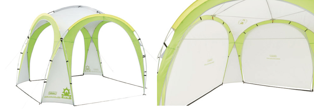 2017年コールマン新作ドームシェルター・組み立て簡単シェードをご紹介