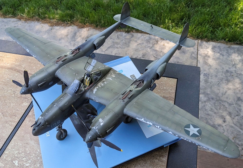 Trumpeter 1/32 P-38L Lightning, Converted to a P-38G | Large Scale