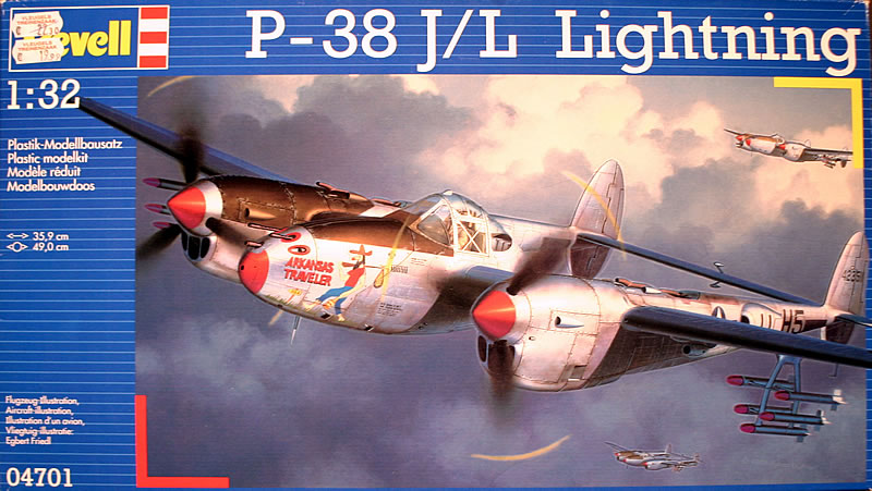 Revell 1/32 P-38 ①ドループ-スヌート ②ライトニング Revell 1/32 P