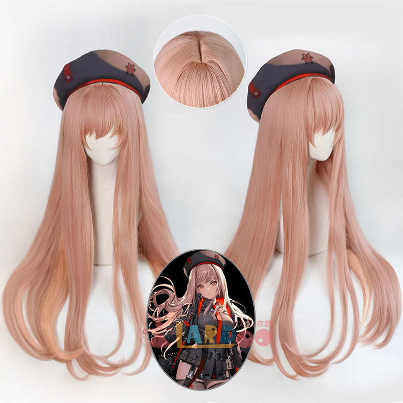 勝利の女神：NIKKE ラピ-Rapi コスプレウィッグ ネット付き 耐熱 cosplay