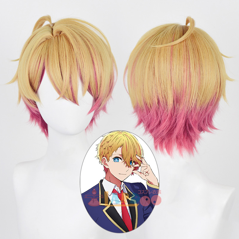 推しの子 星野愛久愛海-ほしの あくあまりん-アクア コスプレウィッグ