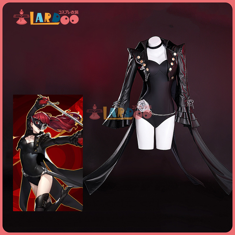 ペルソナ5 芳澤かすみ 怪盗スーツ仮面付き コスプレ衣装 コスチューム