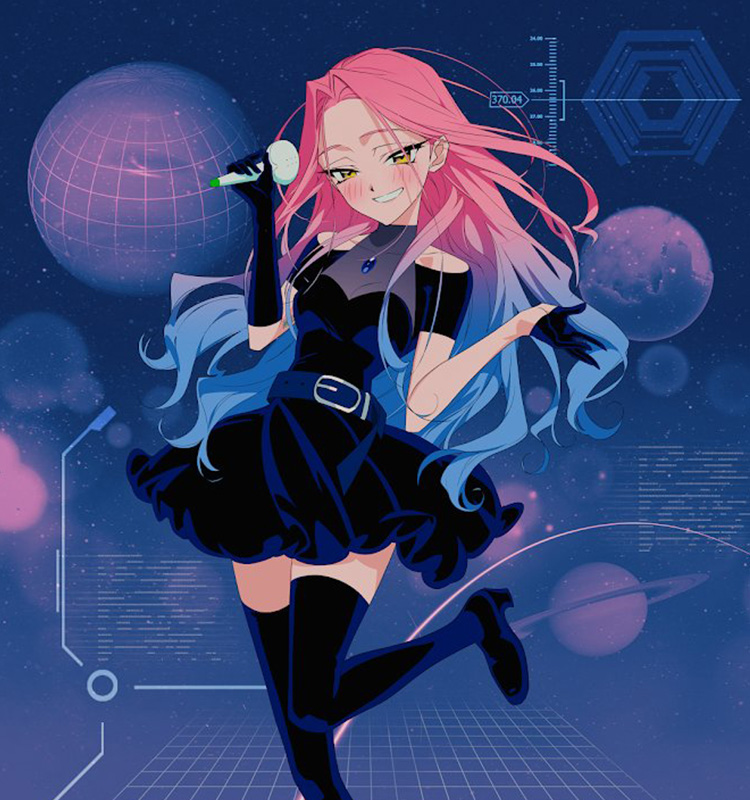 ALIEN STAGE エイリアン ステージ ミジ-MIZI コスプレ衣装/ウィッグ