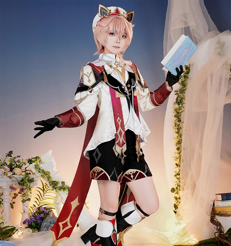原神 Genshin モンド ダリア-Dahlia コスプレ衣装 レッグカバー付き