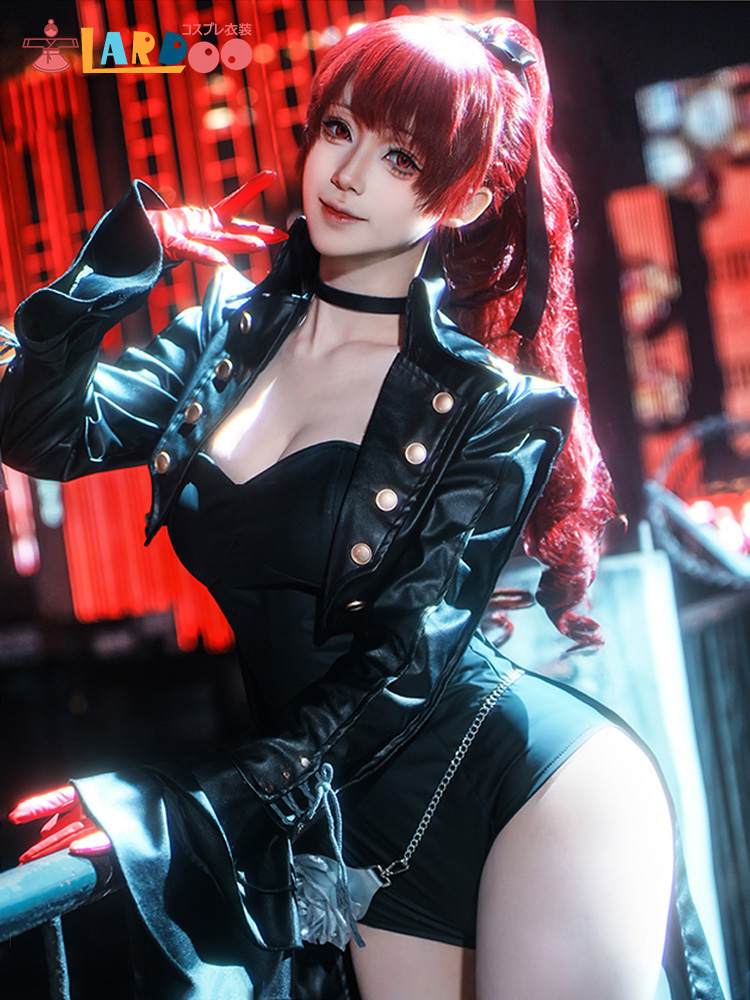 ペルソナ5 芳澤かすみ 怪盗スーツ仮面付き コスプレ衣装 コスチューム