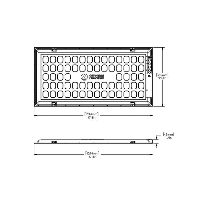 Lithonia Contractor Select CPX 2x4 LED Switchable Flat Panel