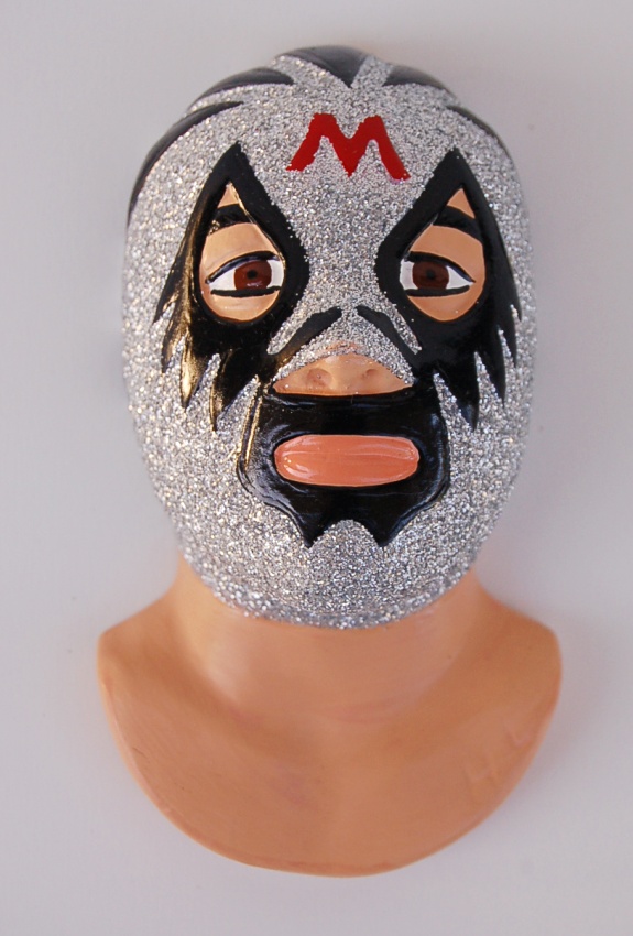 ルチャリブレの壁掛け（ミル・マスカラス）ー中南米世界の輸入・手作り