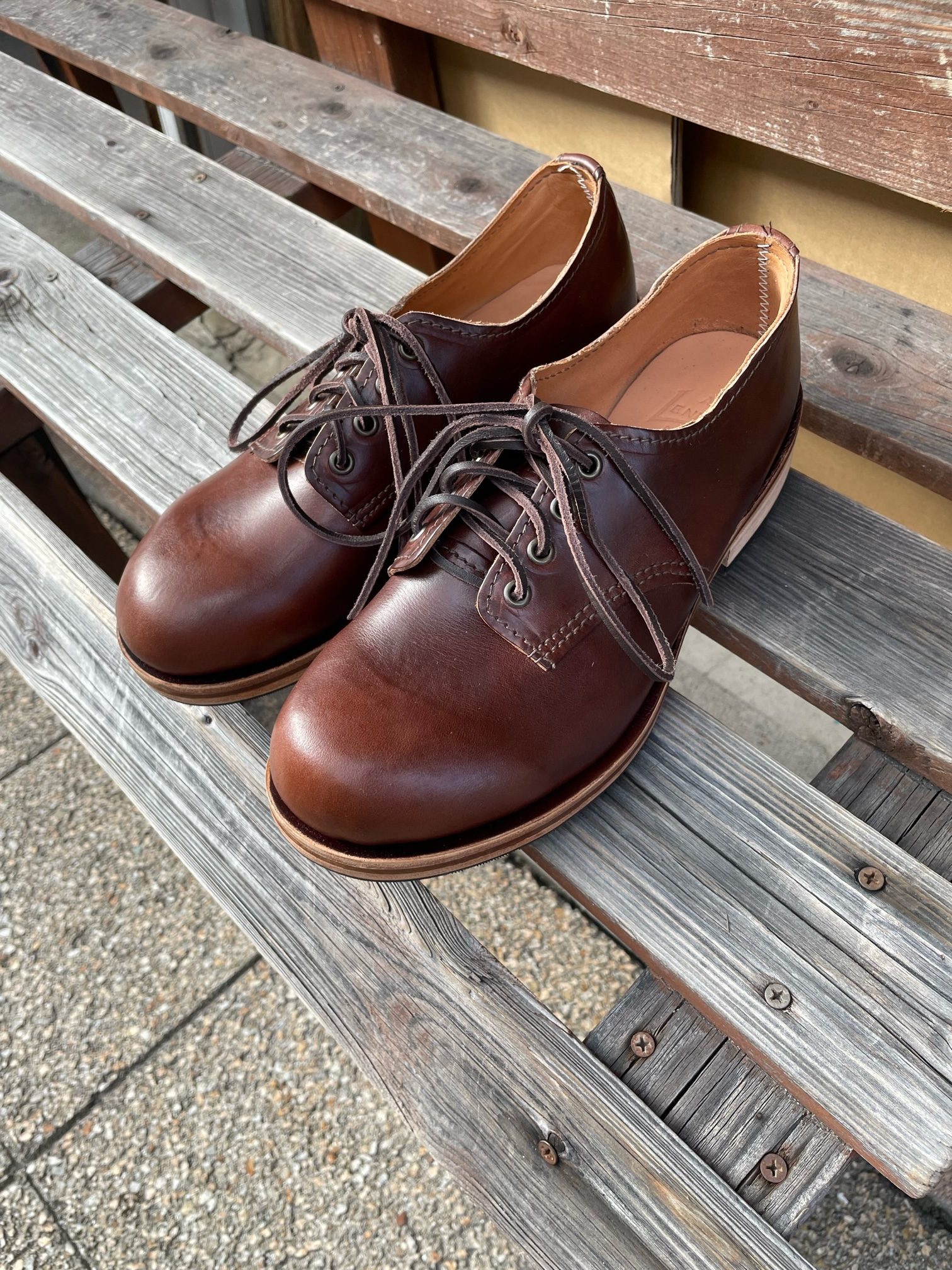 WILLIAM LENNON-157L HILL SHOE-CHROMEXCEL LEATHER-BROWN - Little