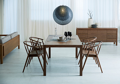 TRUNK2（トランクツー）ダイニングチェア DC2（ウォールナット