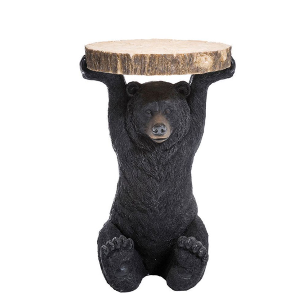 アニマルサイドテーブル ベア - サイドテーブルの通販 ｜リビング