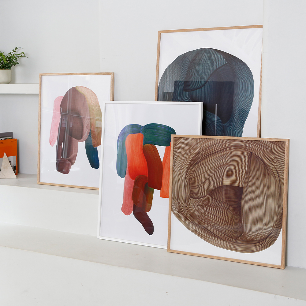 ロナンブルレック Drawing 4 (オークフレーム付き) - アート