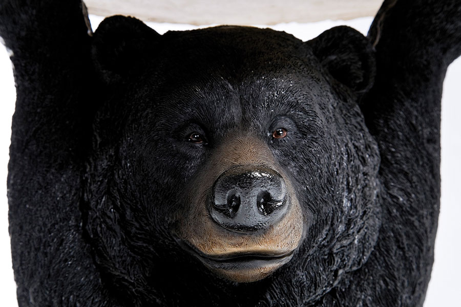 アニマルサイドテーブル ベア - サイドテーブルの通販 ｜リビング