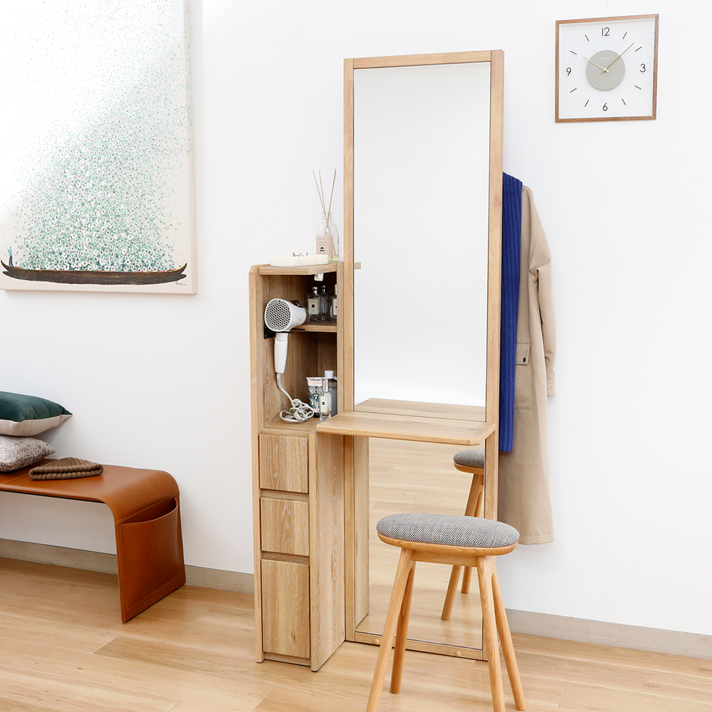 コンパクト ドレッサー（OAK色） - ドレッサーの通販 ｜リビングハウス