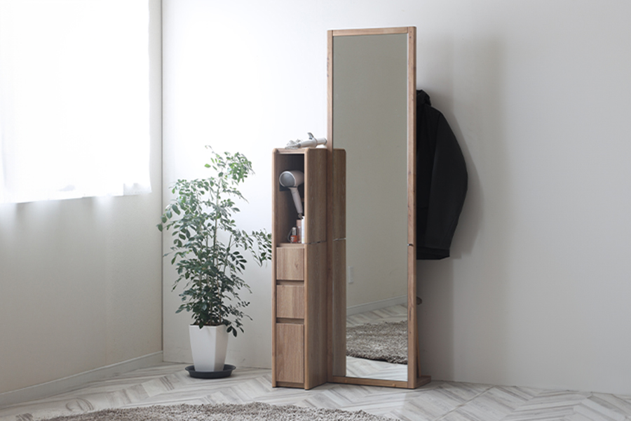 コンパクト ドレッサー（OAK色） - ドレッサーの通販 ｜リビングハウス