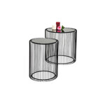 ワイヤーブラック(2/Set) サイドテーブル - サイドテーブルの通販