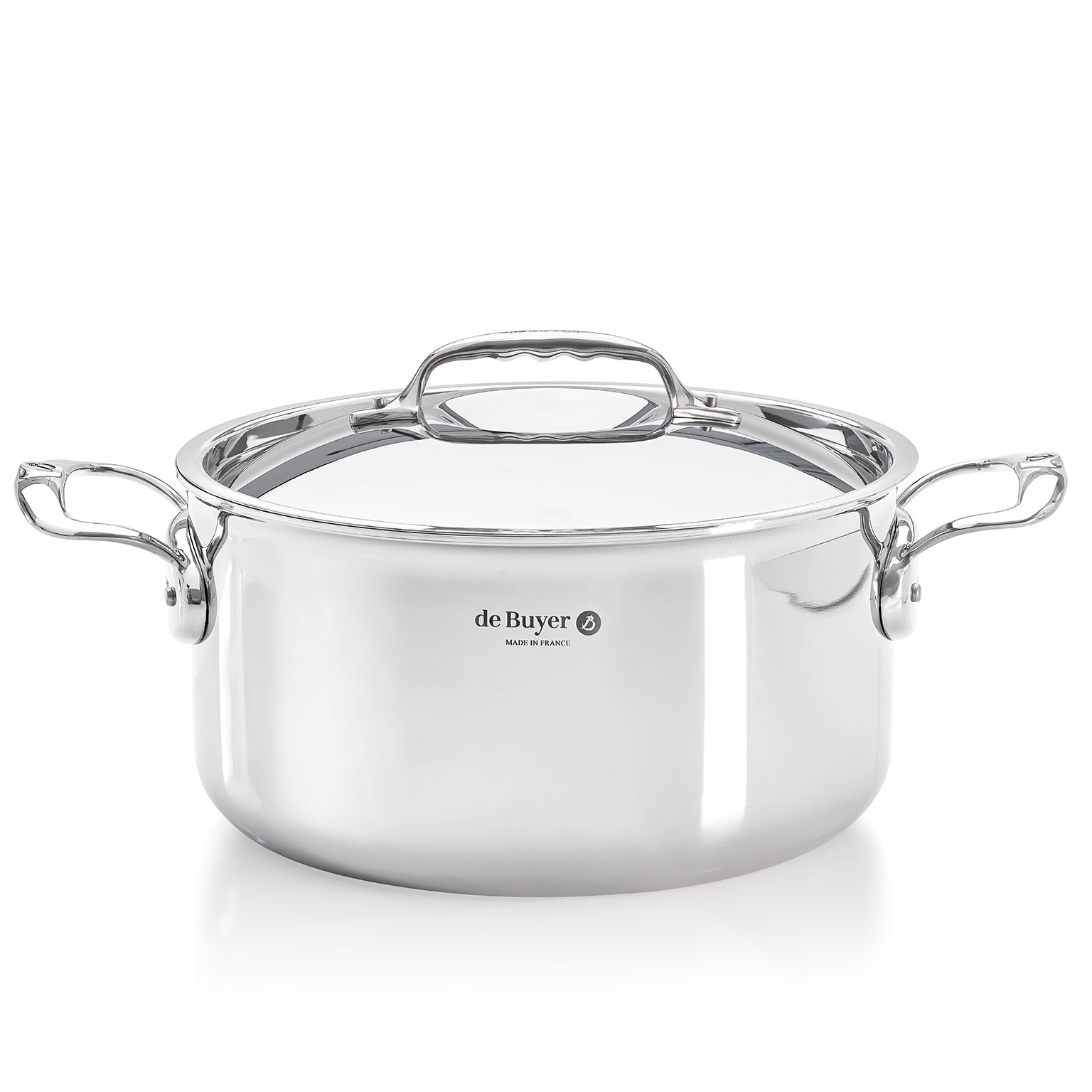 de BUYER（デバイヤー）AFFINITY ステンレス蓋付シチューパン 20cm