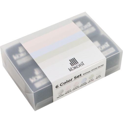 KOKOIST | カラージェル6色セット9 Sheer White Series | ライフ