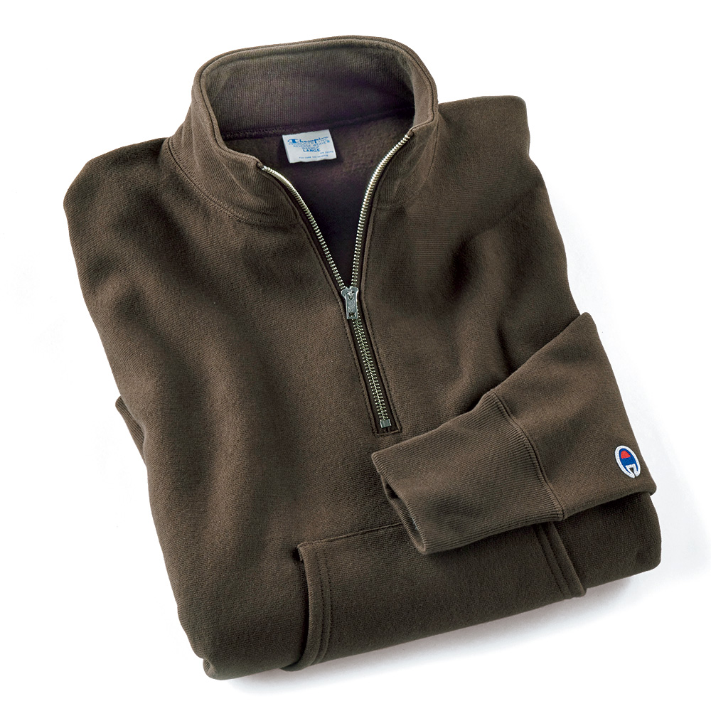 チャンピオン リバースウィーブ・裏起毛ハーフジップシャツ | ライト