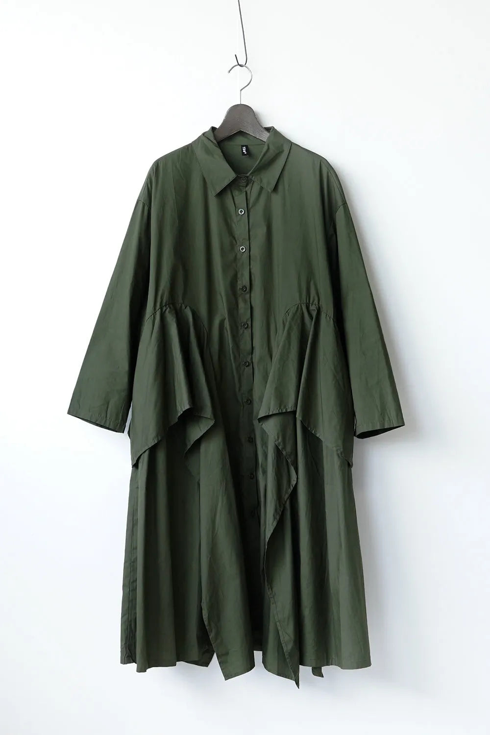 フリルレイヤードシャツワンピース – LILA & CITTA ONLINE SHOP