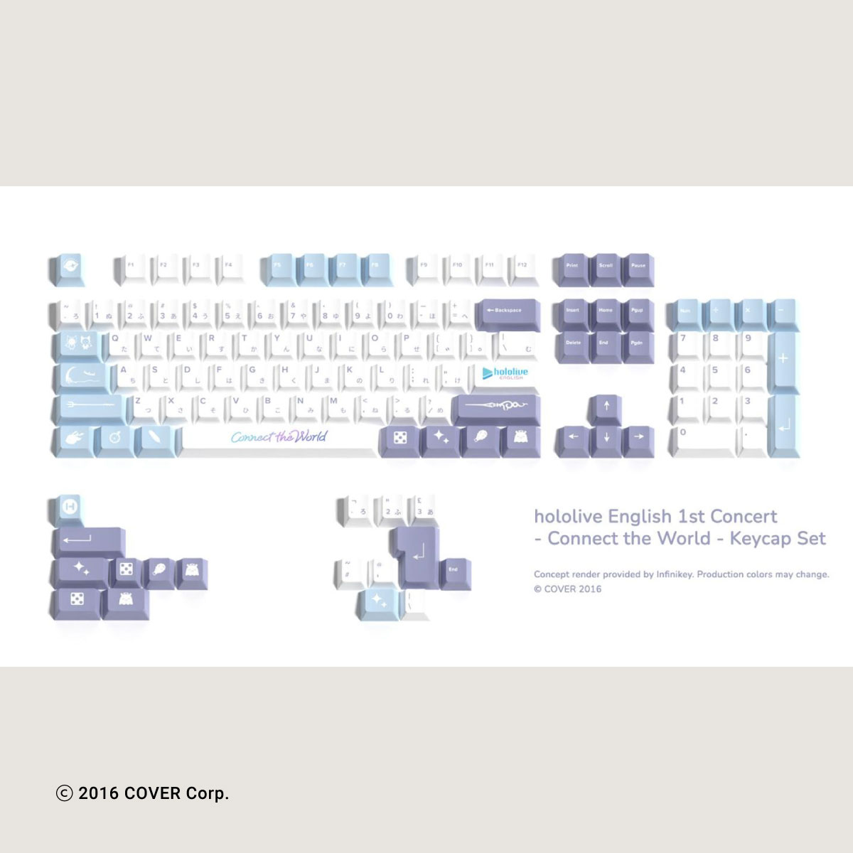 hololive English 1st Concert -Connect the World- キーキャップ