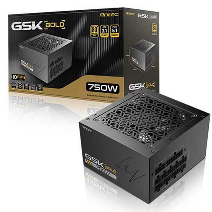 Antec、80＋GOLD認証フルモジュラーATX電源 「GSK V2 ATX3.1」シリーズ