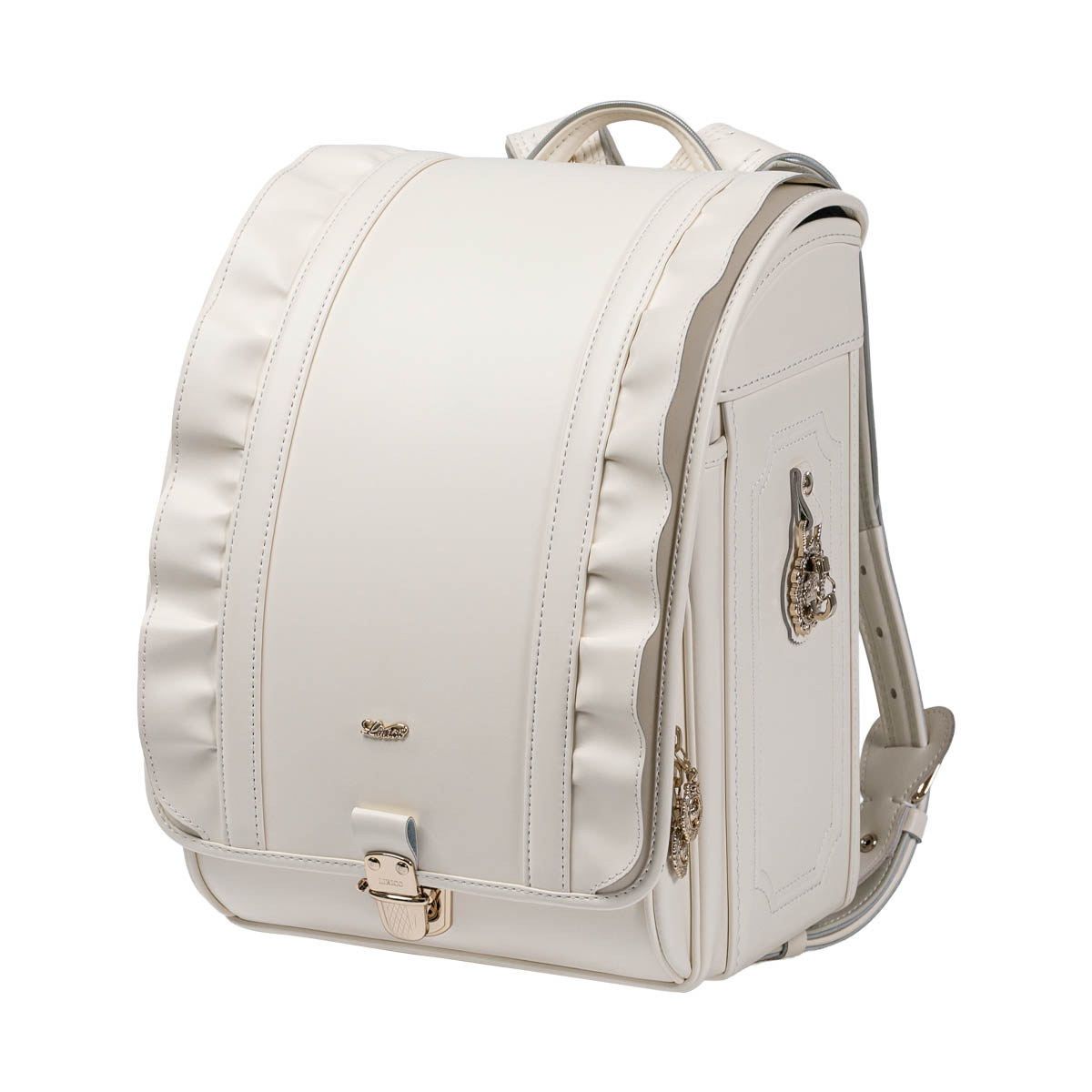 フェアリーフリル ランドセル 2027年モデル 半かぶせタイプ メレンゲ