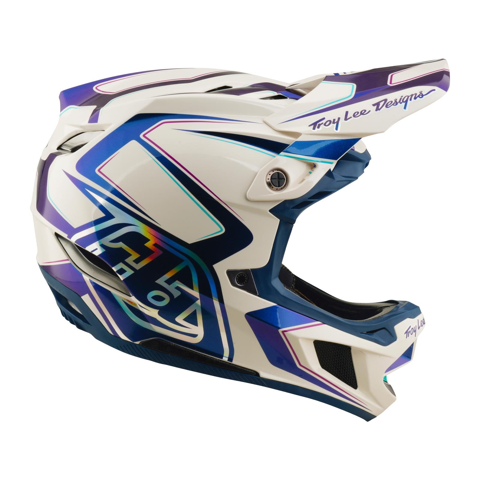 TLD 26.1 D4 AS Composite Helmet / Flared White/Indigo