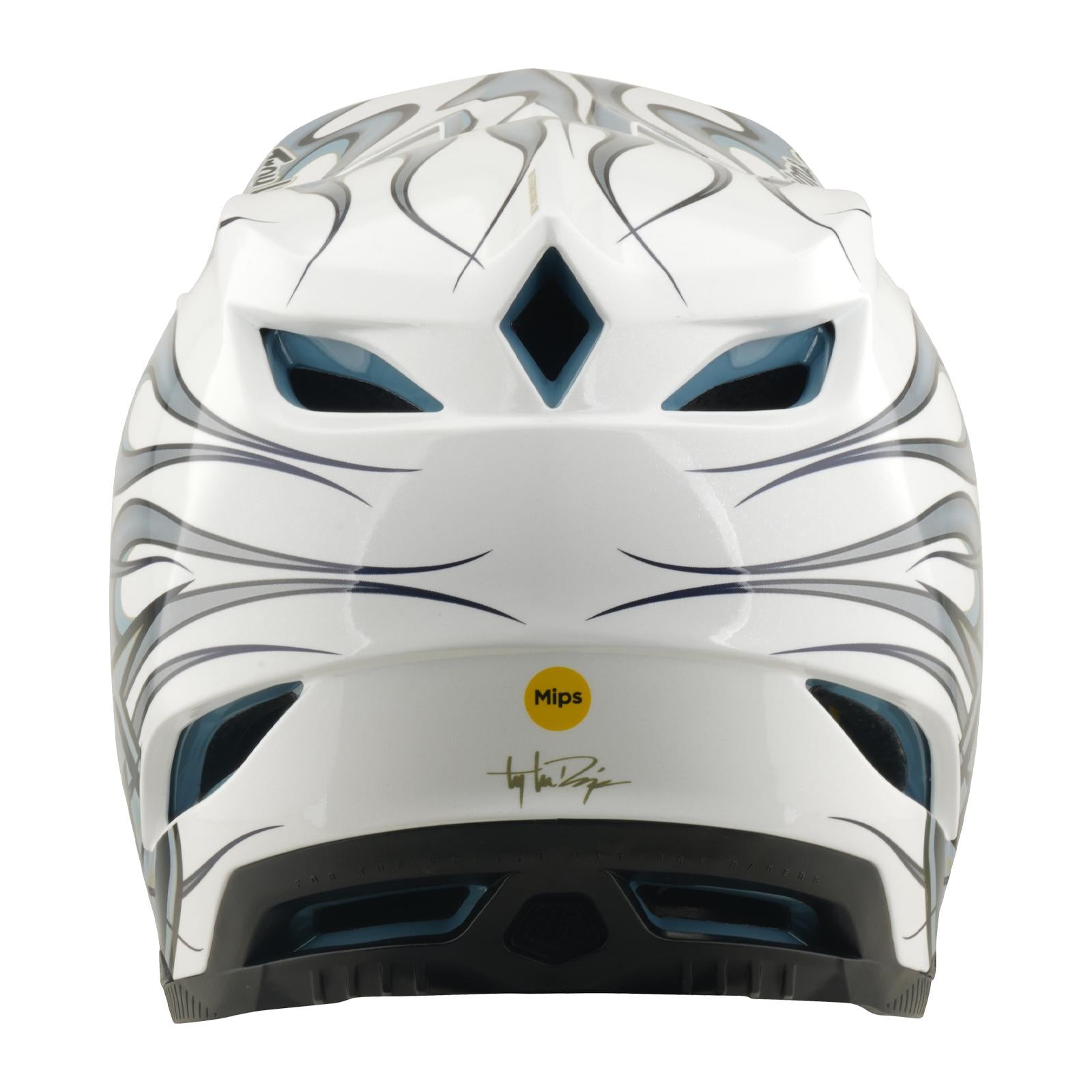 TLD 26.1 D4 AS Composite Helmet / Torched White/Silver