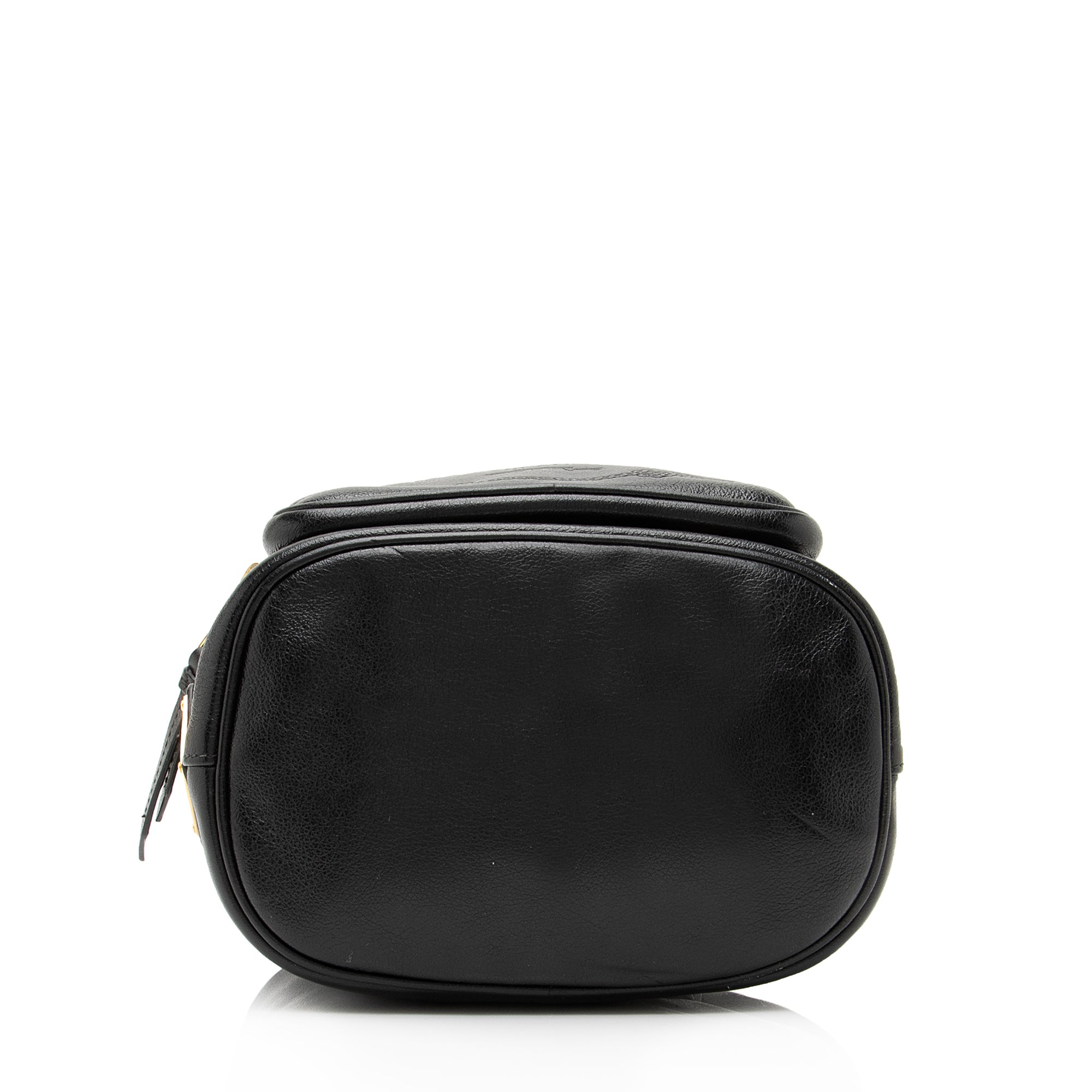 Prada Glace Calf Logo Secchiello Mini Bucket Bag (SHF-23357)