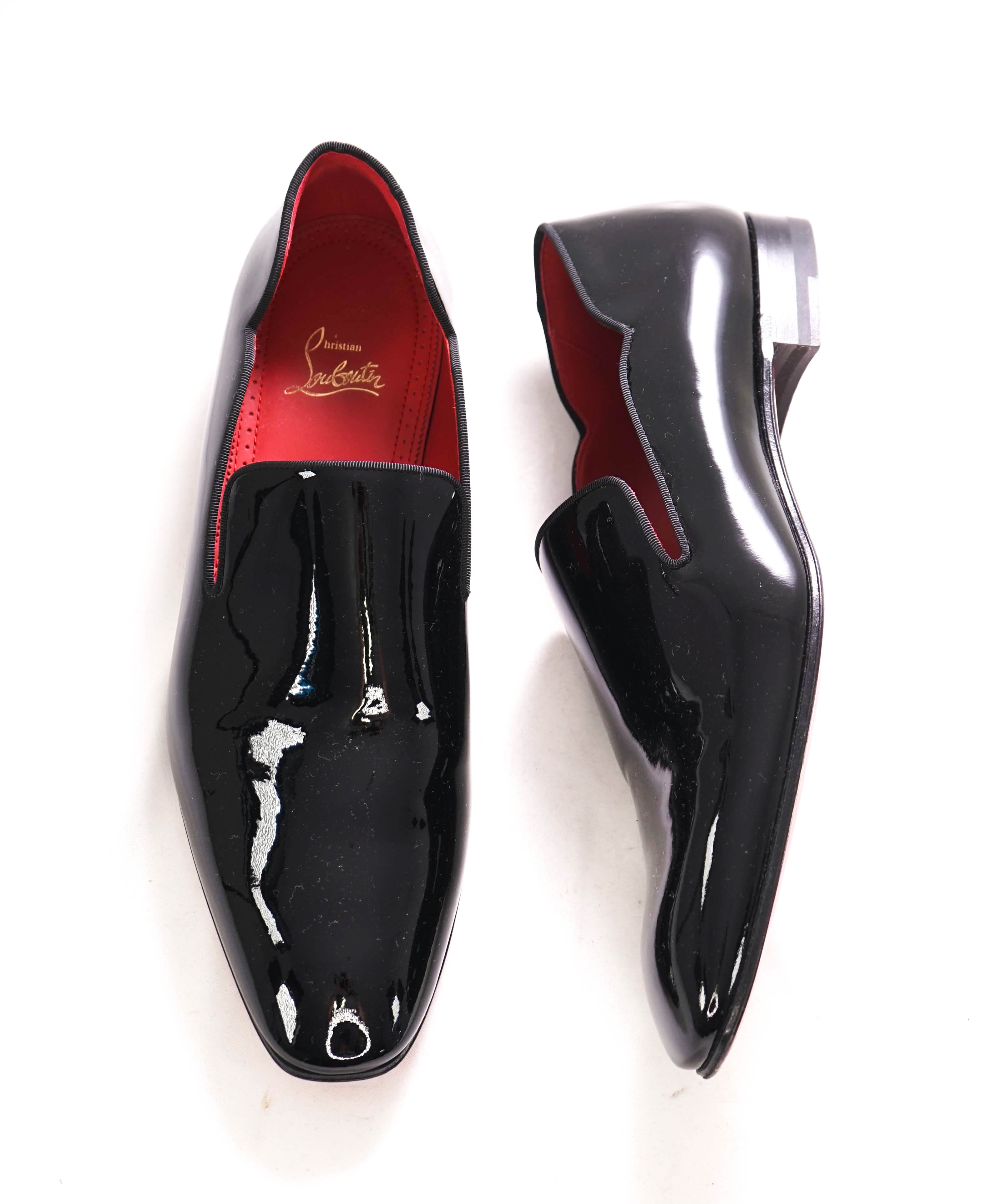 $1,050 CHRISTIAN LOUBOUTIN - * Dandelion* Black Patent Leather Loafers