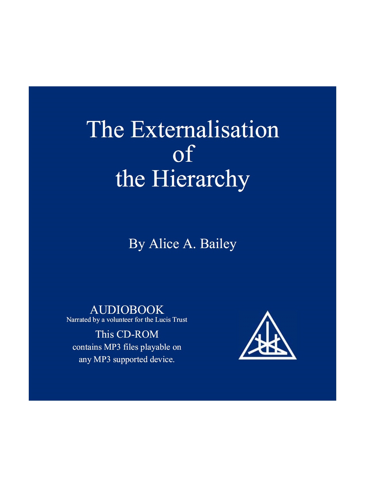 The Externalisation of the Hierarchy Audiobook (MP3 CD) - Lucis