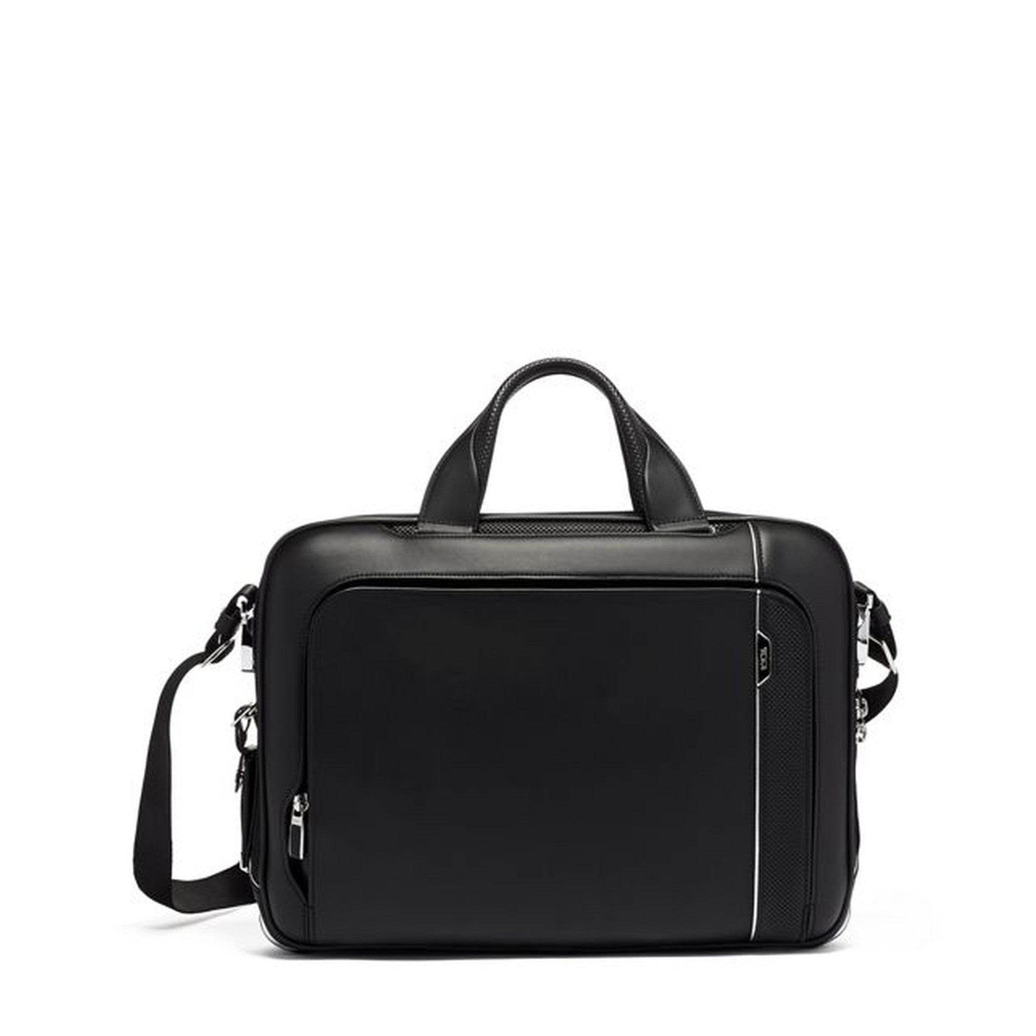 Tumi Arrive Sadler Brief Leather – Luggage Pros