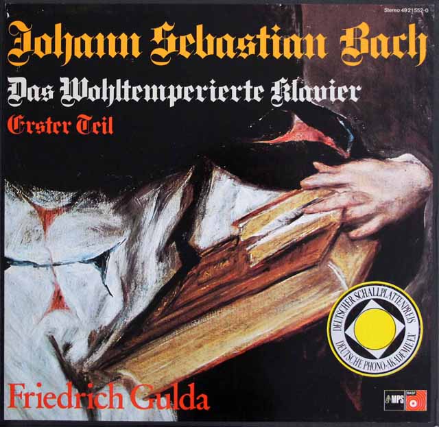 LP レコード グルダのバッハ/「平均律クラヴィーア曲集」第1巻、第2巻