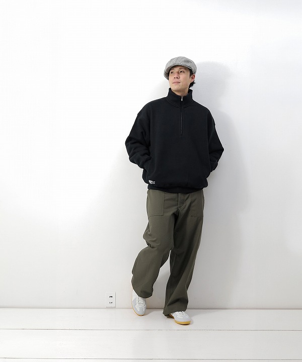 フレッシュサービス/FreshService HEAVY OZ HALF ZIP PULLOVER（全3色