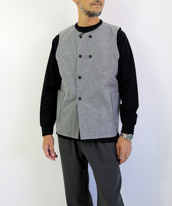 ニシカ/nisica ダブルボタンベスト [ベスト]｜MAPS 通販 【正規取扱店】