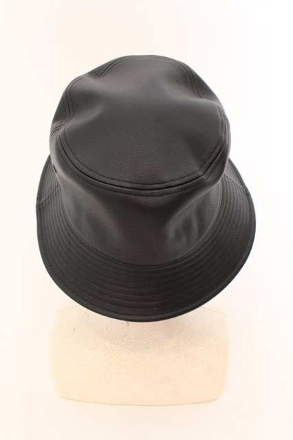 NO ID. / シンセティックレザーバケットハット ONE ブラック O-24-08
