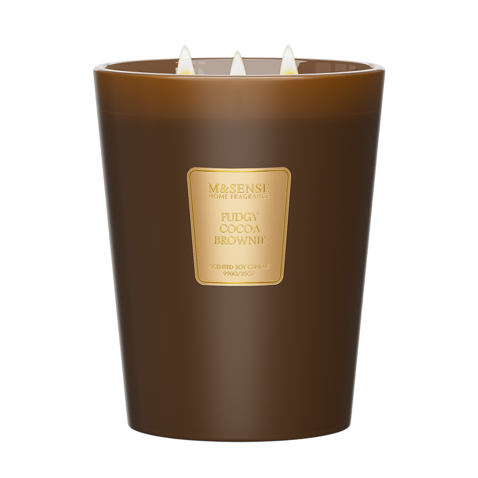 Fudgy Cocoa 3-Wick Large Candle – M&SENSE