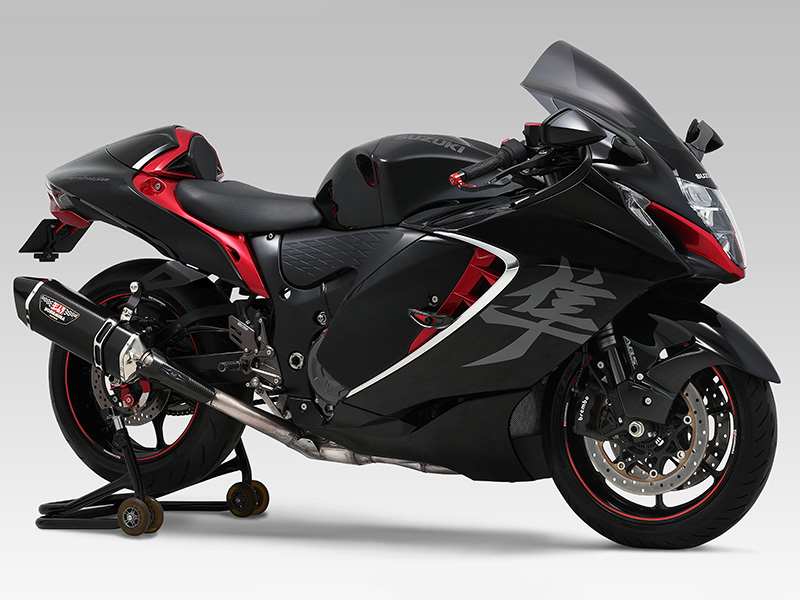 Hayabusaの見た目と性能がアップ！ヨシムラのスリップオンマフラーが