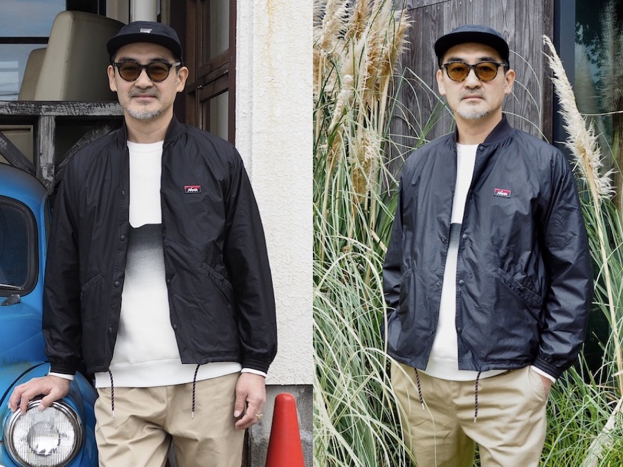 NANGAのコーチジャケット、ストリートからアウトドアまで軽快に